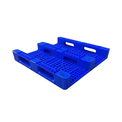 พาเลทพลาสติก HDPE กันลื่นสีน้ำเงิน 1100 X 1100 X 155 สำหรับโรงงานอาหาร / Port