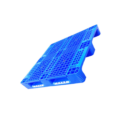 พาเลทพลาสติกกันลื่น HDPE PP สีน้ำเงิน 1100 X 1100 X 155 พาเลทพลาสติกสำหรับโรงงานอาหาร