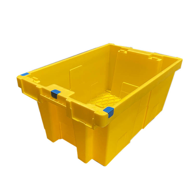 ลังพลาสติก HDPE สีเหลือง 60 X 40 X 27.5 ซม. Nestable Reusable