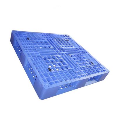 พาเลทพลาสติกแบบแร็คได้แบบกริด 4 ทาง 1000 x 1000 Polyethylene ความหนาแน่นสูง