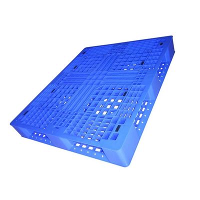พาเลทพลาสติกแข็งสีน้ำเงิน HDPE 1200 * 1000 สไตล์ยูโรมีเสถียรภาพในมิติ