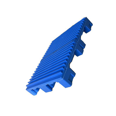 ASI 106X75 PE Heavy Duty Pallet Blue Jagged 4000Kg โลโก้ที่กำหนดเอง