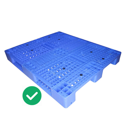 พาเลทแม่พิมพ์ฉีด PE ของคลังสินค้า 2000Kg โหลดแบบไดนามิก HDPE ถูกสุขลักษณะ