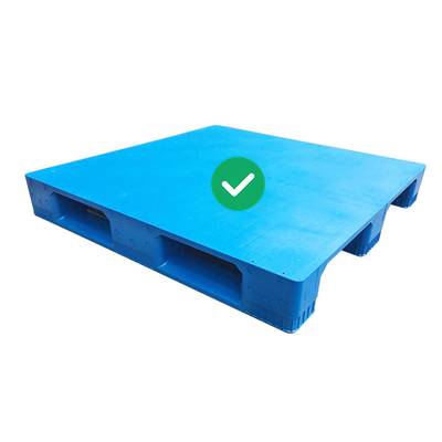 พาเลทคลังสินค้าอุตสาหกรรม 1200x1200 HDPE รีไซเคิลสี่ทางรายการ ISPM 15