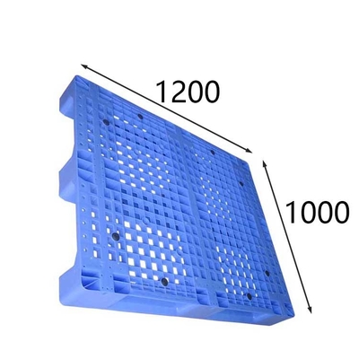 HDPE Material Rackable Plastic Pallets anti slip nobs โหลดไดนามิก 1500Kg
