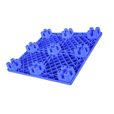 พาเลทพลาสติก HDPE Nestable สีน้ำเงิน 1100 X 1100 600Kg โหลดแบบไดนามิกสำหรับการแพทย์