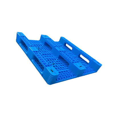 1100 X 1100 Blue HDPE Rackable Plastic Pallets รีไซเคิลได้ 100% สำหรับโรงงานอุปกรณ์การแพทย์