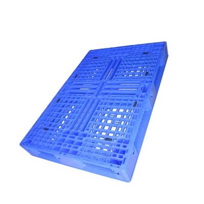 พาเลทพลาสติก HDPE สีน้ำเงินยูโร 48x32 พาเลทพลาสติกคลังสินค้า