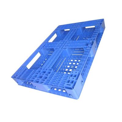 พาเลทพลาสติก HDPE สีน้ำเงินยูโร 48x32 พาเลทพลาสติกคลังสินค้า