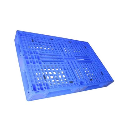 พาเลทพลาสติกสีน้ำเงินโพลีเอทิลีนยูโร 1200 X 800 ทนทานสามรองชนะเลิศ