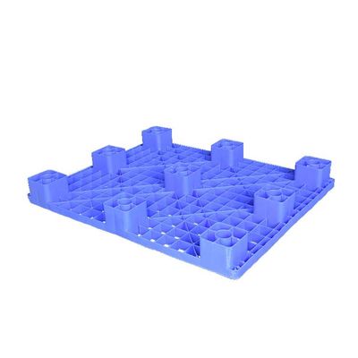 โหลดไดนามิกพาเลทพลาสติกสีน้ำเงิน 600 กก. 1200 X 1000 สำหรับการจัดเก็บ