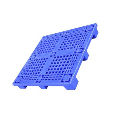 พาเลทพลาสติกคลังสินค้า 100x100 ซม. วางซ้อนกันได้ HDPE อเนกประสงค์
