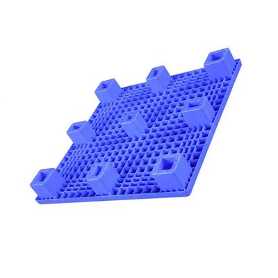 พาเลทพลาสติกคลังสินค้า 100x100 ซม. วางซ้อนกันได้ HDPE อเนกประสงค์