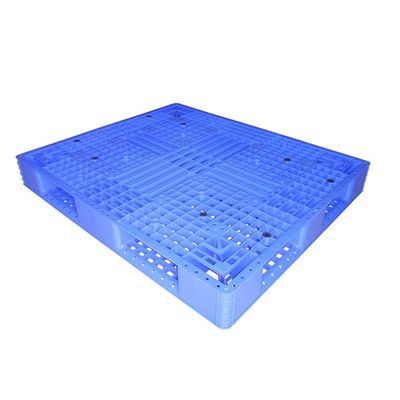 วางซ้อนกันได้ 3500Kg คลังสินค้าพาเลทพลาสติกสีน้ำเงิน 1000x1000