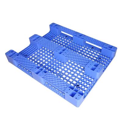 พาเลทพลาสติก HDPE 48x40 ขนาดใหญ่สีน้ำเงิน Euro 2500Kg Static Load