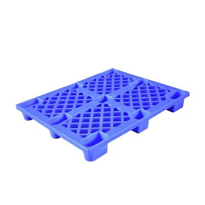 วางซ้อนกันได้ 48x31 Hdpe พาเลทพลาสติกรีไซเคิลได้ Skids 2T Static Load