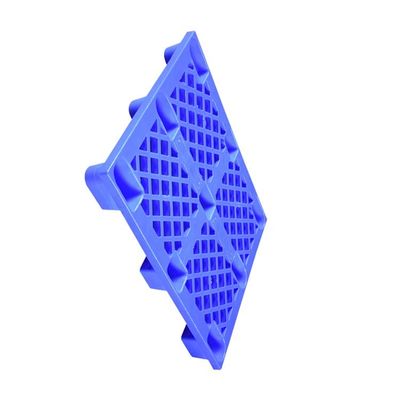 1200 X 800 Nestable Plastic Pallet Blue PE Rackable Logistics การขนส่ง