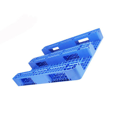PP HDPE FDA อนุมัติพาเลทพลาสติก Nestable สำหรับจัดเก็บ 3 Runners