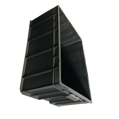 PE ESD กล่องพลาสติกสีดำ 540 * 420 กล่องเคลื่อนย้ายพลาสติก 40L Plastic
