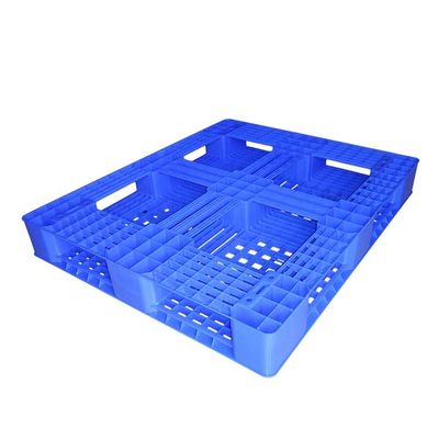 พาเลทพลาสติก HDPE 1.2x1m แท่นวางสินค้าแบบแข็งด้านบนสำหรับคลังสินค้า 0.8T Static Load