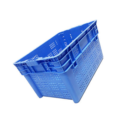 ลังพลาสติกซ้อนได้ซ้อนกันได้ 600X400mm HDPE สำหรับ Port