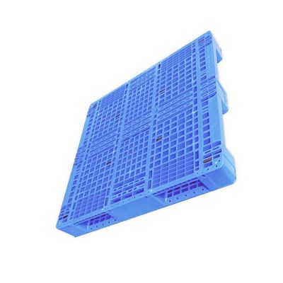 110x110 สีน้ำเงิน 13.8Kg Heavy Duty Plastic Pallet HDPE Logistics การขนส่ง
