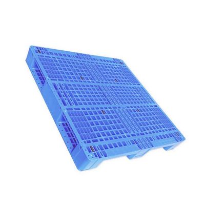 วางซ้อนกันได้ 43x43 ' สีน้ำเงิน 5511lbs PE พาเลทพลาสติกสำหรับงานหนักสำหรับคลังสินค้า