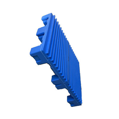 HDPE 1060x750 พาเลทพลาสติกแบบแร็คได้ 4000Kg Logistics Double Faced
