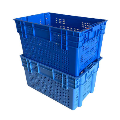 ลังซ้อนซ้อนพลาสติก HDPE 61x40 สำหรับตลาดคลังสินค้า
