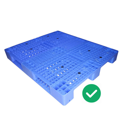 คลังสินค้าพาเลทพลาสติกที่ถูกสุขอนามัย Ergonomic Nestable HDPE 2000Kg Dynamic