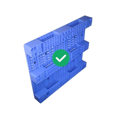 พาเลทพลาสติก HDPE ตามหลักสรีรศาสตร์ 1300x1100 5000Kg โหลดได้อย่างสะดวกสบาย