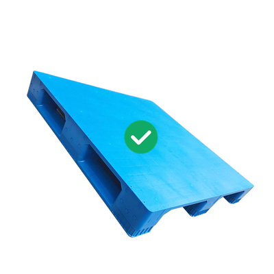 พาเลทพลาสติกฉีดขึ้นรูปที่ถูกสุขอนามัย HDPE 4T Static Load Rackable