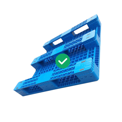 พาเลทสำหรับการขนส่งพลาสติก HDPE 1200x1200 รีไซเคิลถูกสุขลักษณะ 1.2T Load