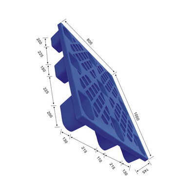 พาเลทพลาสติก ACM Polypropylene HDPE 1000X800 ปลอดสารพิษสำหรับคลังสินค้า
