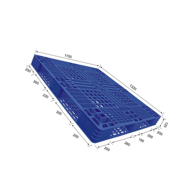 พาเลทพลาสติกแบบซ้อนได้ HDPE คลังสินค้า 1320x1150 1200Kg Dynamic
