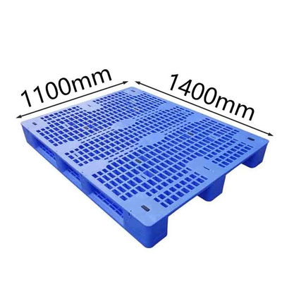 พาเลทพลาสติก HDPE Nestable 1400X1100 คลังสินค้า 1500Kg Dynamic