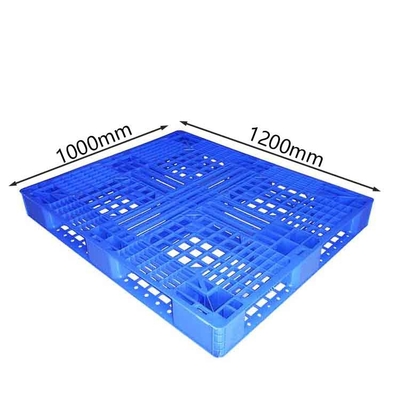 คลังสินค้า 1200X1000 600Kg พลาสติกโพลีเอทิลีนแบบไดนามิกลื่นไถล Virgin HDPE Pallets