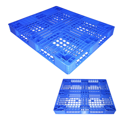 คลังสินค้า 1200X1000 600Kg พลาสติกโพลีเอทิลีนแบบไดนามิกลื่นไถล Virgin HDPE Pallets