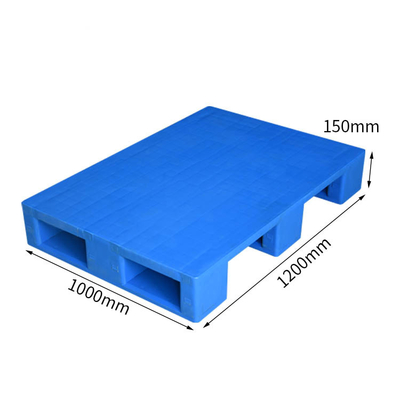 1200X1000X150 คลังสินค้าพาเลทพลาสติกแบบแร็คได้ 6000Kg พาเลทส่งออกพลาสติก