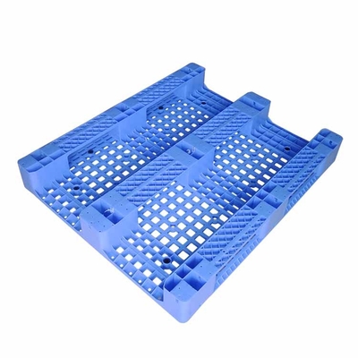 พาเลท HDPE แบบ Heavy Duty แบบ Heavy Duty แบบ Grid Blue Ingle ทนทานต่อแรงกระแทก