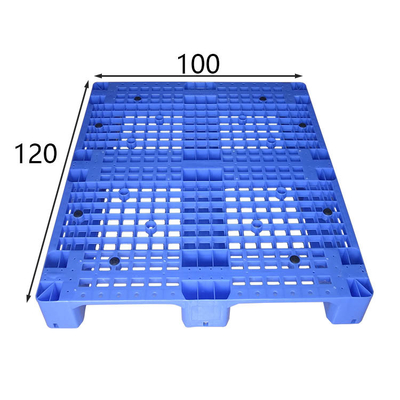พาเลทพลาสติก HDPE Blue Rackable 1200X1000Mm ทนต่อกรด