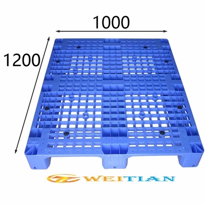 พาเลทพลาสติกวางซ้อนกันได้ตามหลักสรีรศาสตร์ 1200 X 1000 โหลดแบบคงที่ 5500 Kg สำหรับรถยก