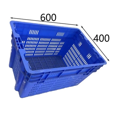 ลังพลาสติกเคลื่อนย้ายได้ HDPE 100% 600 X 400 X 315 มม. ทนทาน